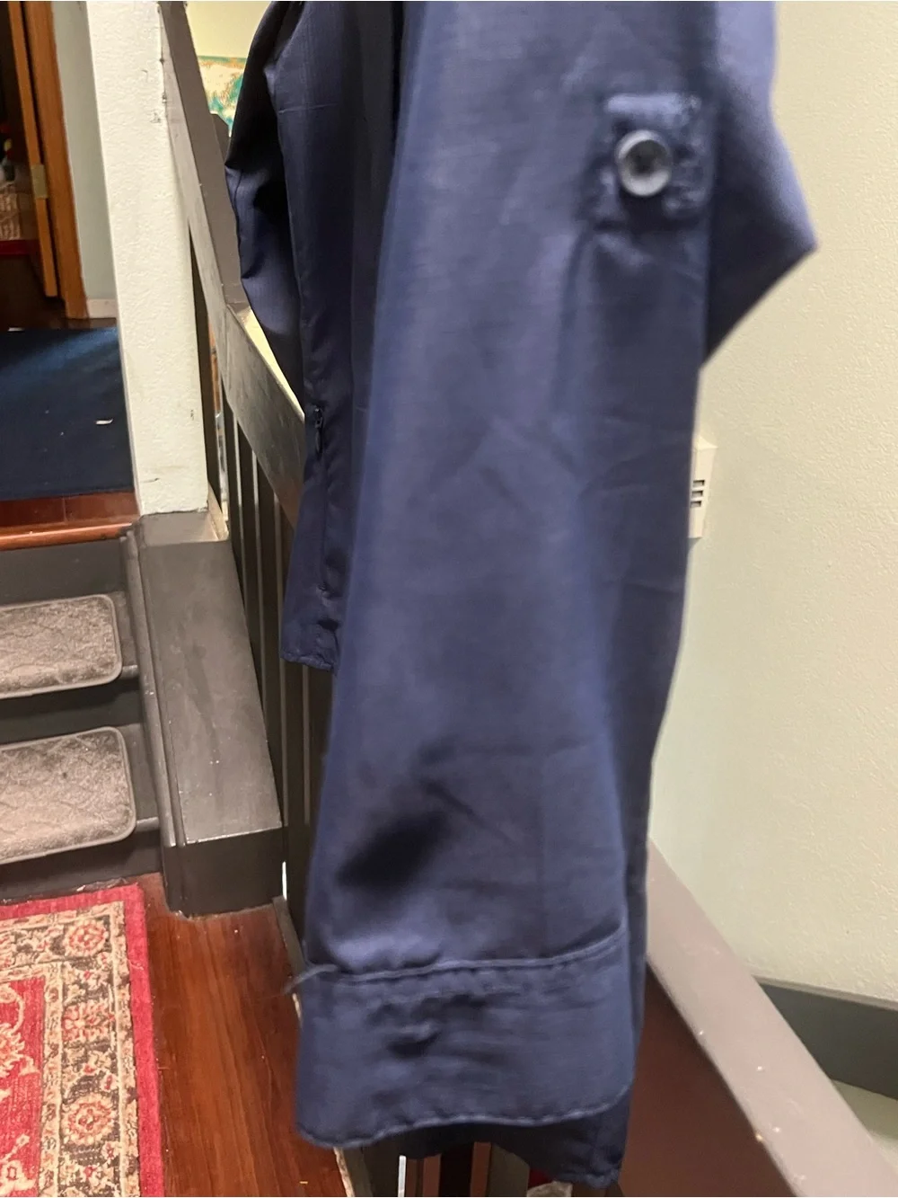EUC Royal Robbins Navy Lightweight Women's Shirt Small #308